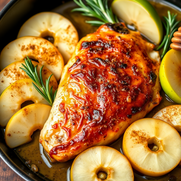 Savory Apple Chicken Skillet