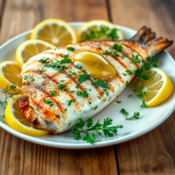 Lemon Herb Grilled Fish Fillet