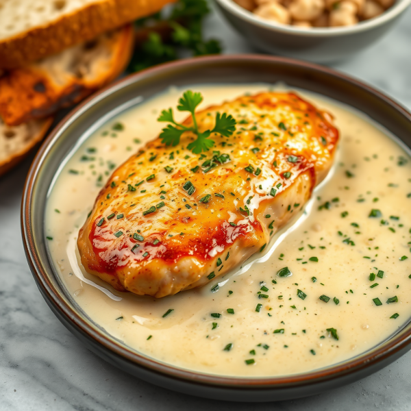 Creamy Garlic Herb Chicken