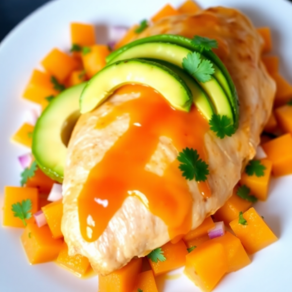 Citrus Glazed Chicken with Orange Salsa