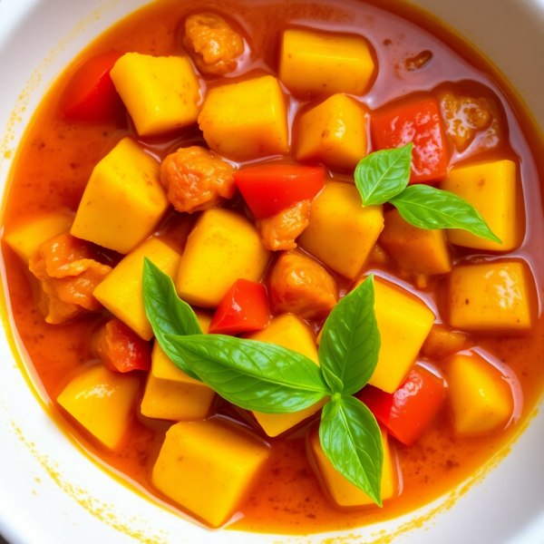 Spicy Soya Chunk Curry