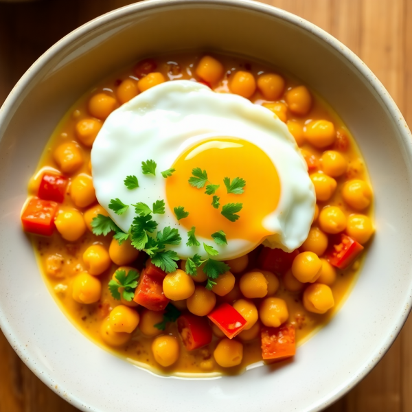 Spiced Chickpea Breakfast Curry