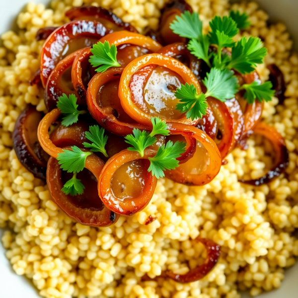 Savory Onion and Herb Quinoa Bowl