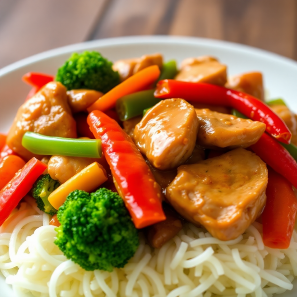 Tea-Infused Chicken Stir-Fry