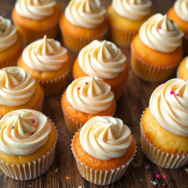 Two-Egg Vanilla Cupcakes