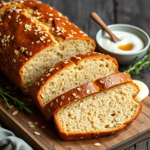 Oats and Yoghurt Bread