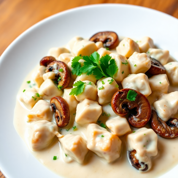 Creamy Chicken and Mushroom Delight