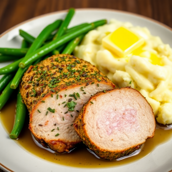 Herb-Crusted Pork Tenderloin