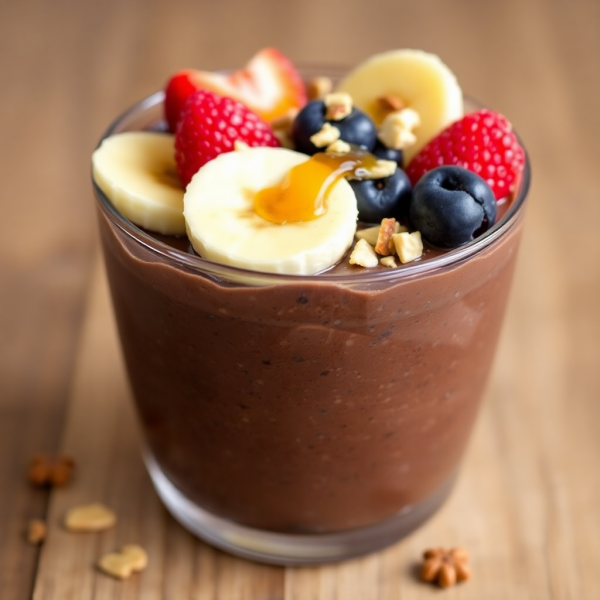 High-Protein Chocolate Chia Pudding