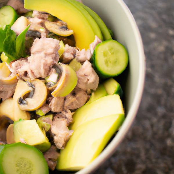 Tuna Avocado Meal Bowl