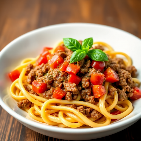 Dairy-Free Beef Pasta Delight