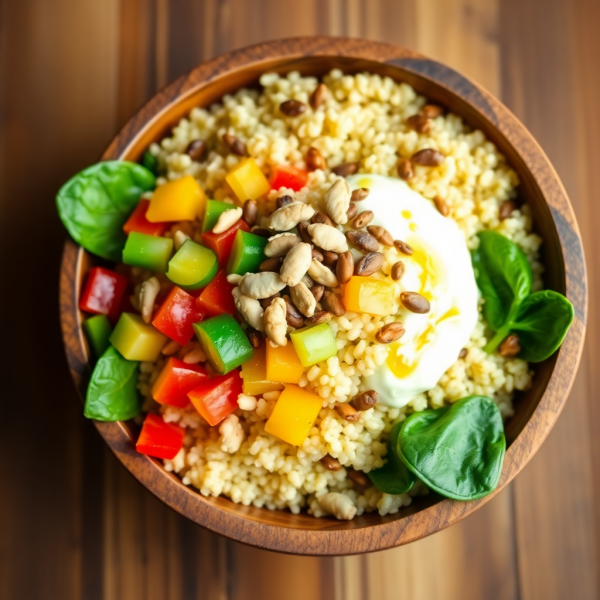 Nutty Quinoa Bowl