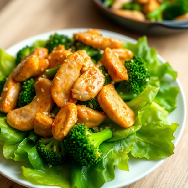 Ginger Garlic Chicken Stir-Fry with Broccoli