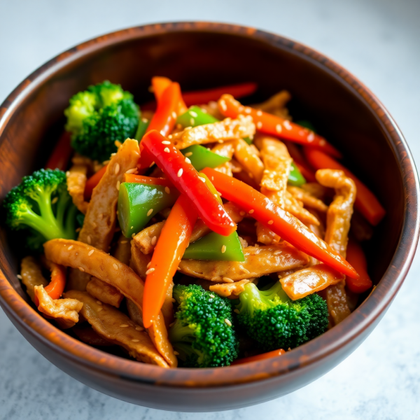 Homemade Seitan Stir-Fry