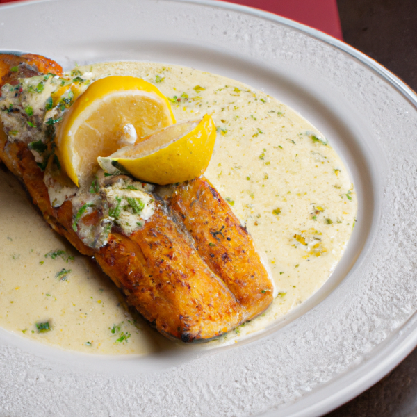 Pan Seared Trout with Lemon Butter Sauce