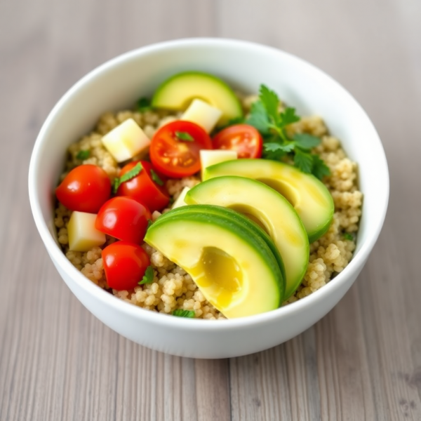 Tea-Infused Quinoa Bowl