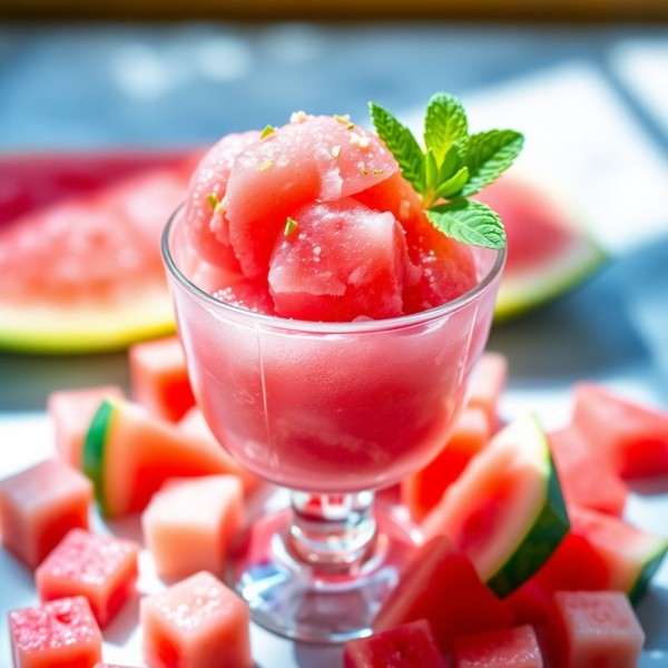 Refreshing Watermelon Sorbet