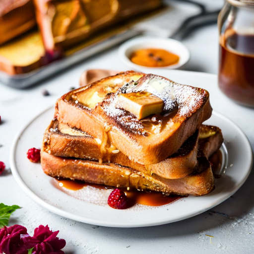 French Toast with Maple Syrup