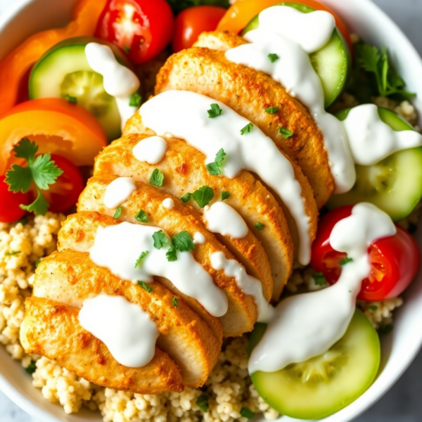 Creamy Yogurt Chicken Bowl