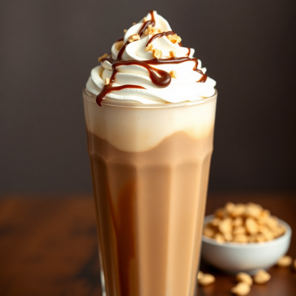 Nutella Peanut Milkshake