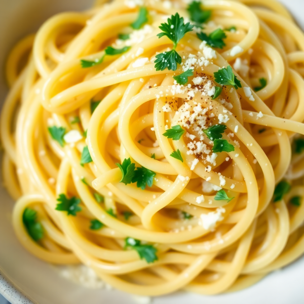 Creamy Butter Garlic Pasta