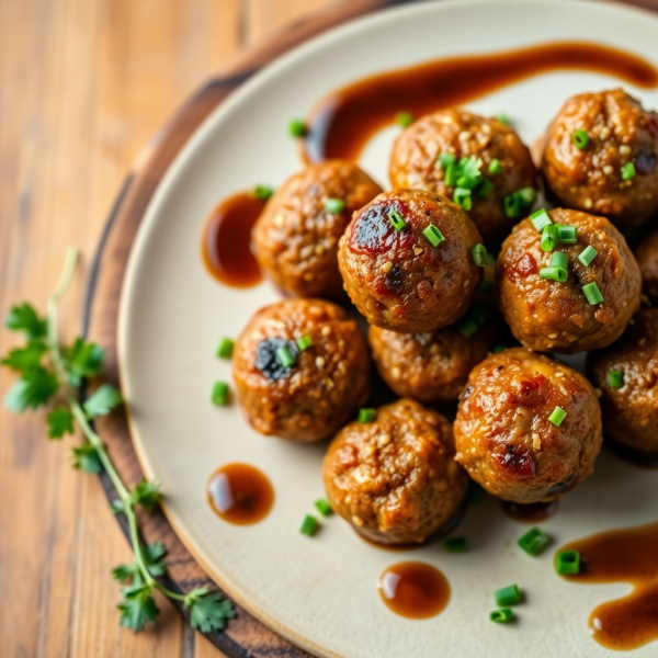 Spicy Eggplant Meatballs