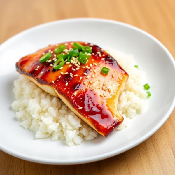 Ginger-Sesame Fish with Rice