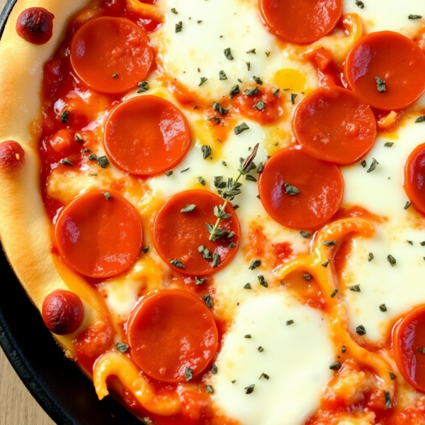 Skillet Pizza Delight