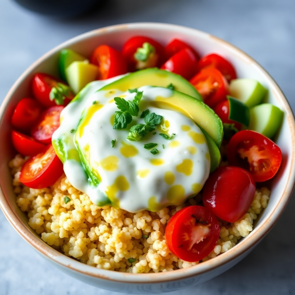 Creamy Avocado Quinoa Bowl