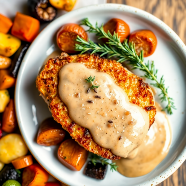 Veal with Chestnut Cream Sauce