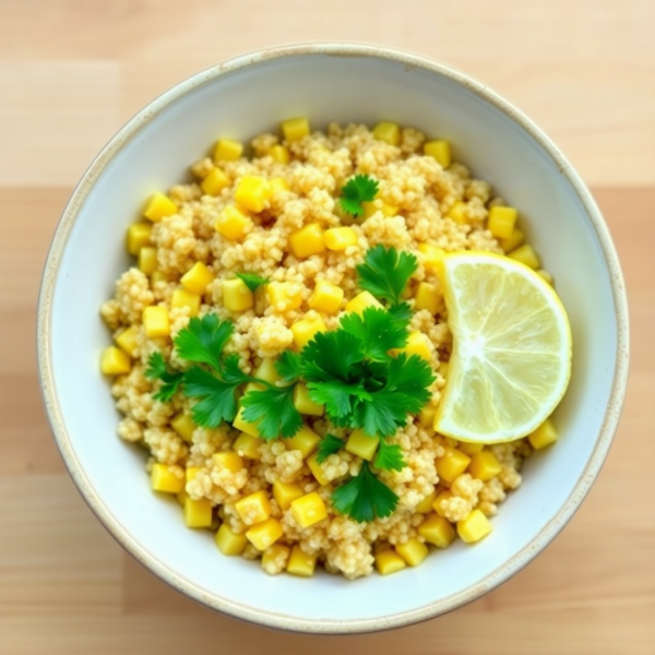 Savory Corn and Herb Quinoa Bowl