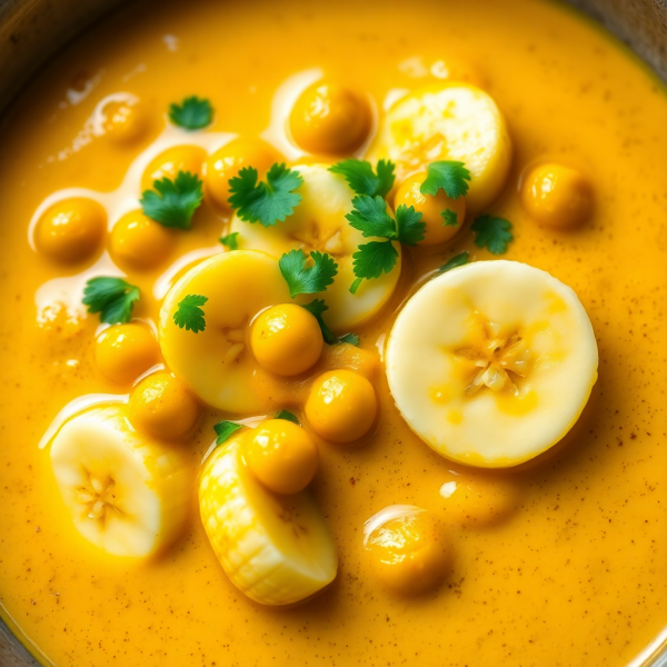 Savory Banana and Chickpea Curry