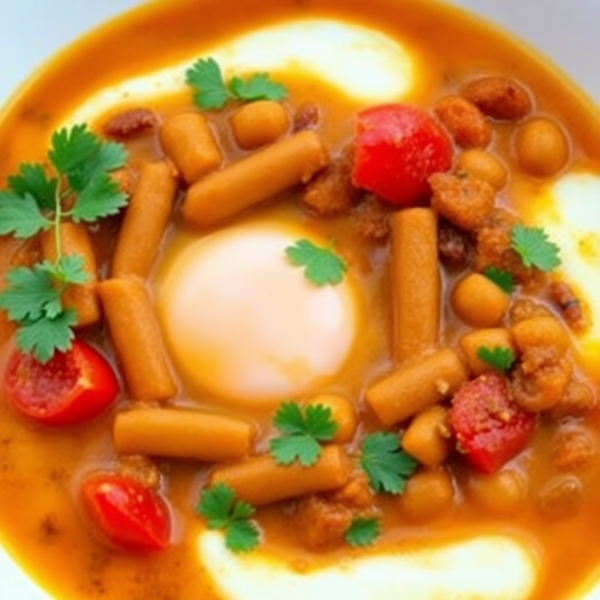 Spicy Bean and Egg Curry