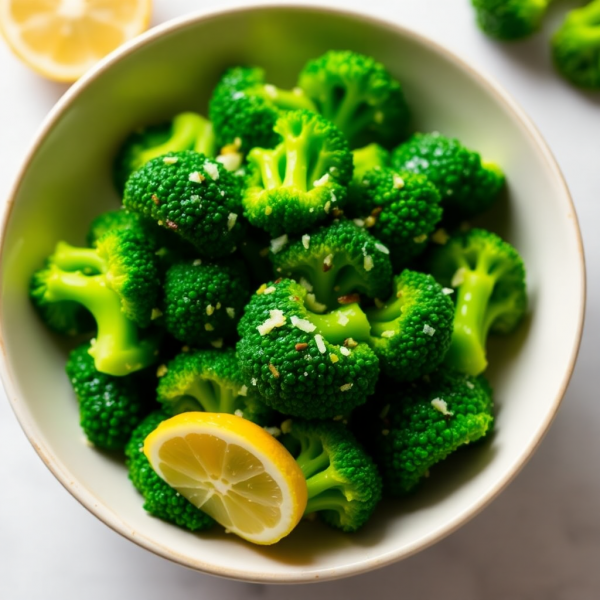 Lemon Garlic Broccoli Stir-Fry