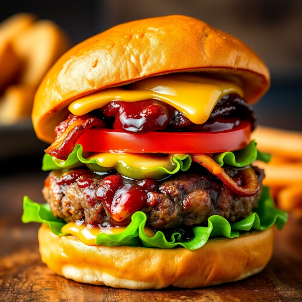 Ultimate Bacon Jam Cheeseburger