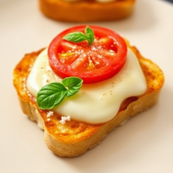 Cheesy Tomato Meltdown on Toast