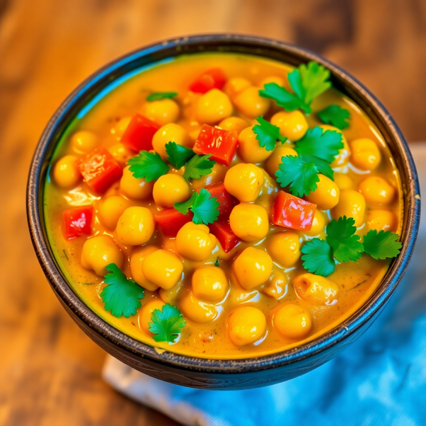 Spicy Coconut Chickpea Curry