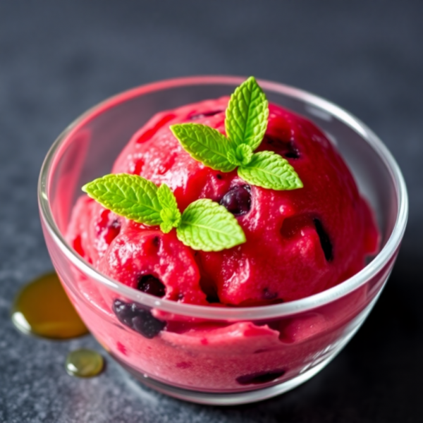 Artisanal Berry Sorbet