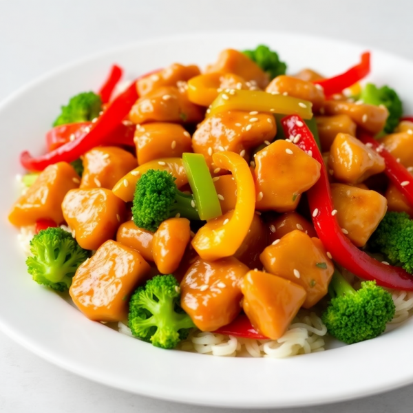 Ginger Garlic Chicken Stir-Fry