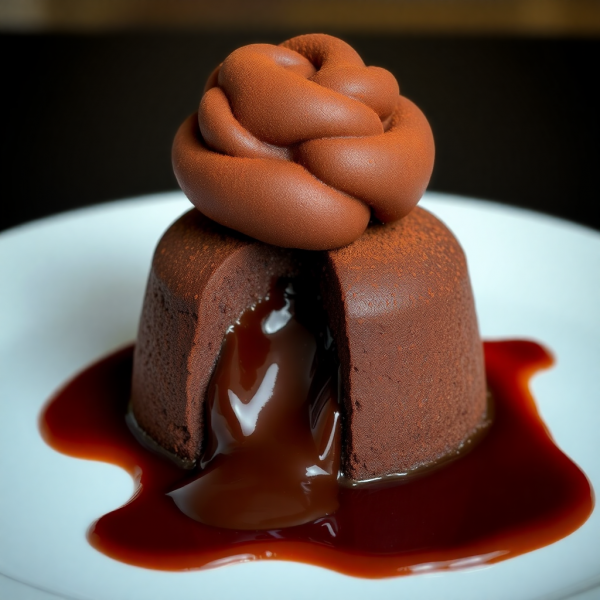 Chocolate Lava 'Cloud' Cake