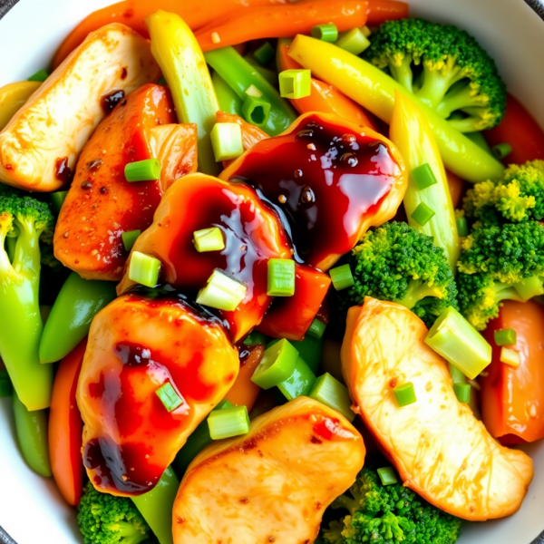 Ginger Garlic Chicken Stir-Fry