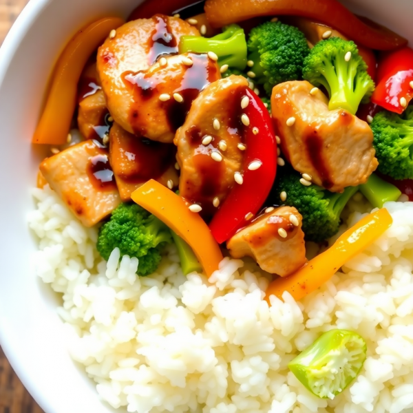 Ginger Garlic Chicken Stir-Fry