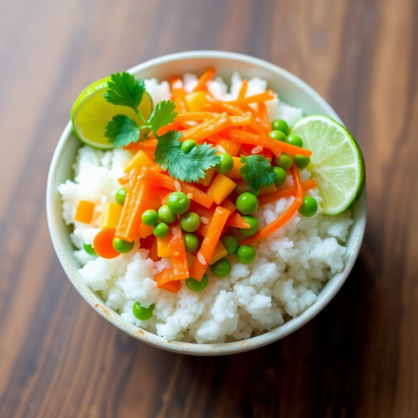 Savory Coconut Rice Bowl