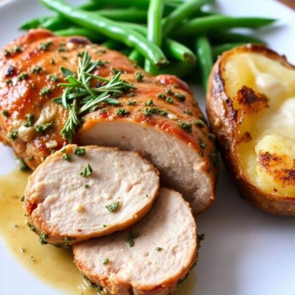 Herb-Crusted Pork Tenderloin