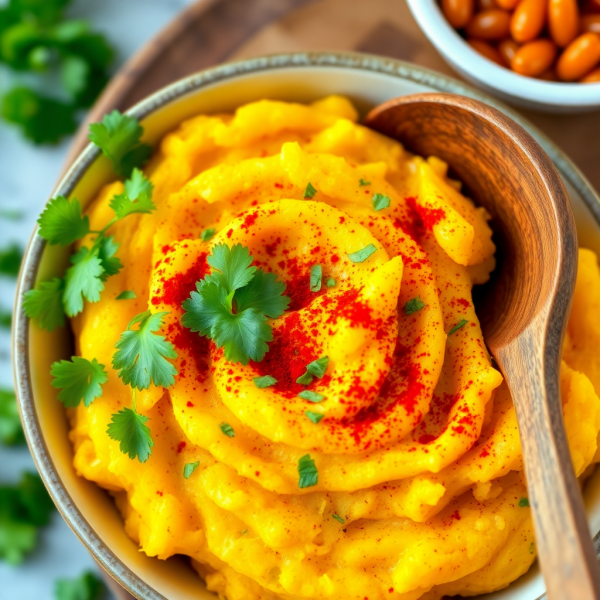 Spicy Indian Mashed Potatoes (Aloo Masala)