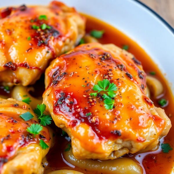 Beer-Braised Chicken Thighs