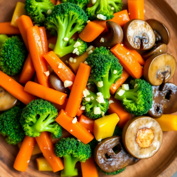 Ginger Garlic Vegetable Stir-Fry