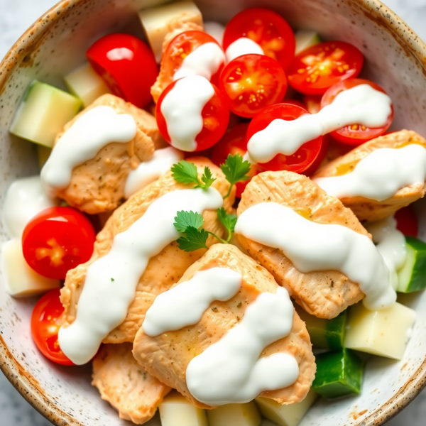 Creamy Yogurt Chicken Bowl