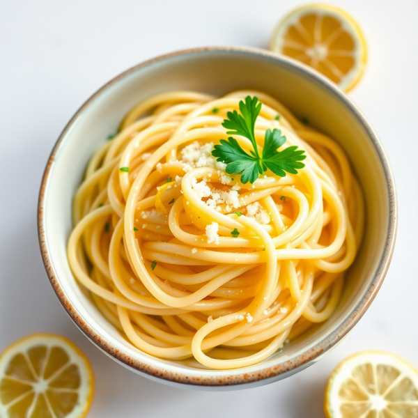 Creamy Garlic Lemon Pasta