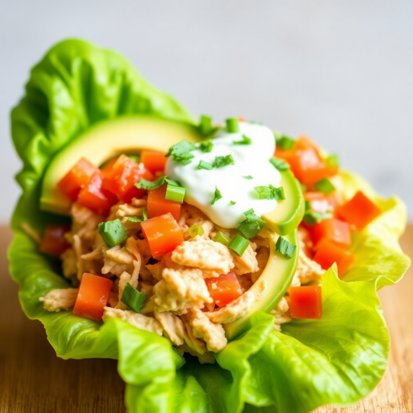 Lettuce Wrap Chicken Tacos